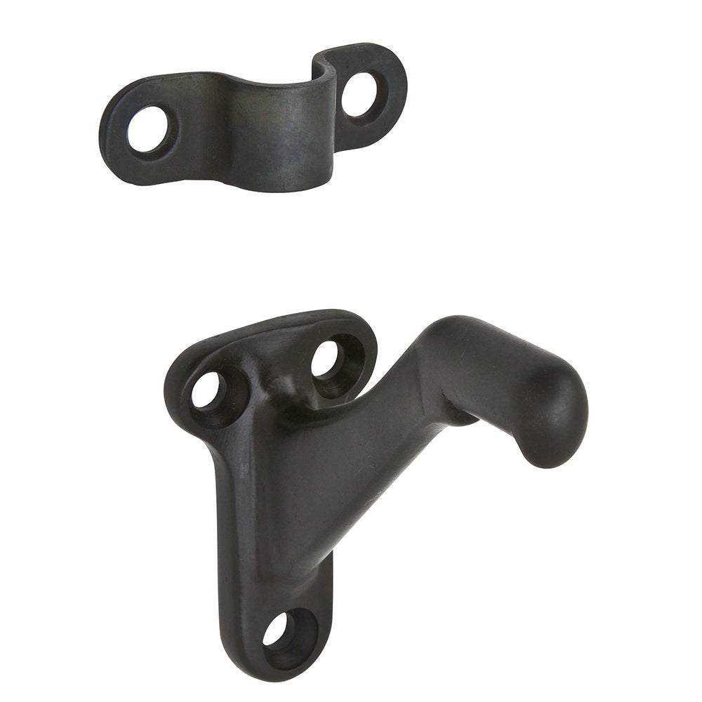 Ives 059B Solid Brass Handrail Bracket with Base Size 2-1/4" x 1-3/8" and Base to Center of Rail of 2-7/16"