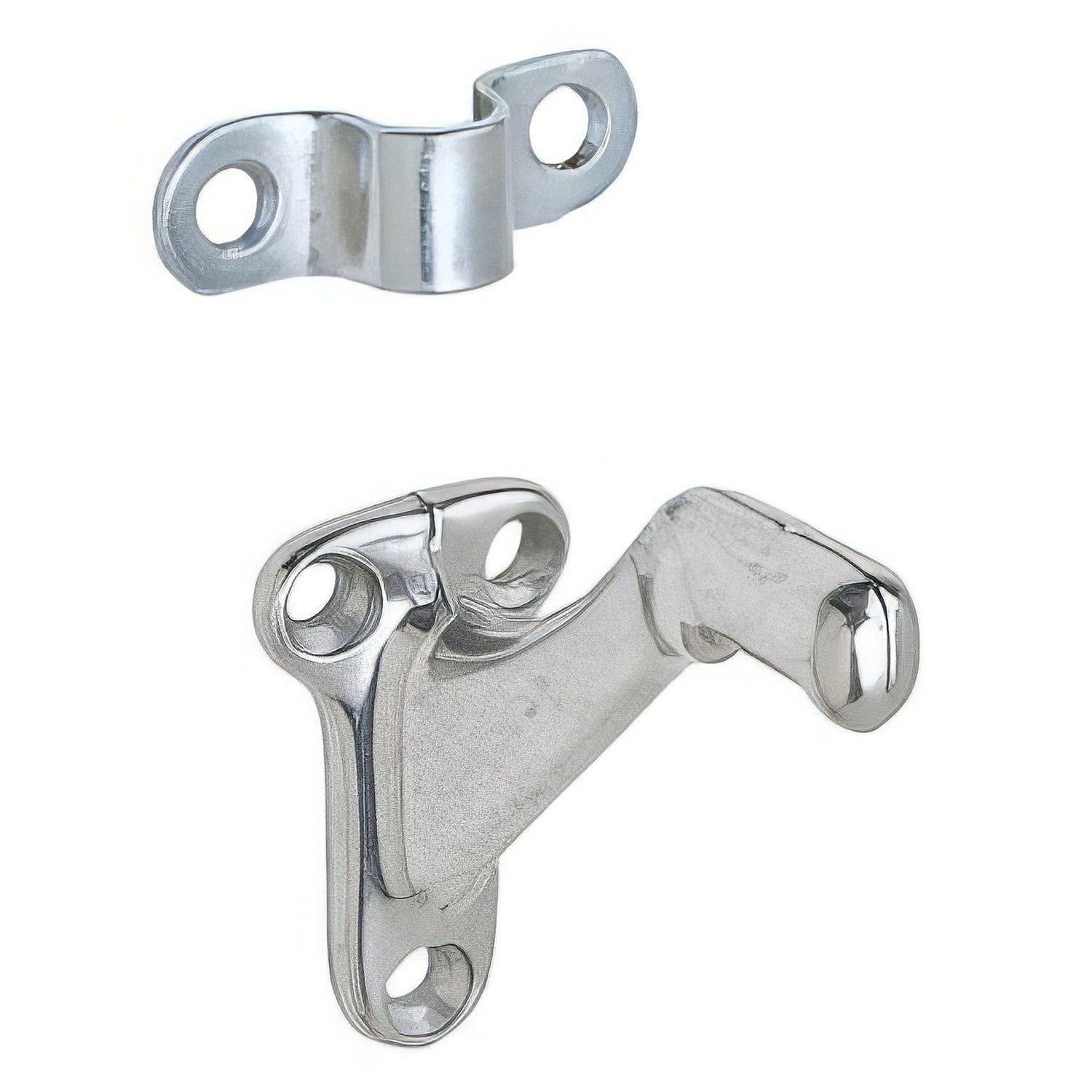 Ives 059A Aluminum Handrail Bracket with Base Size 2-1/4" x 1-3/8" and Base to Center of Rail of 2-7/16"