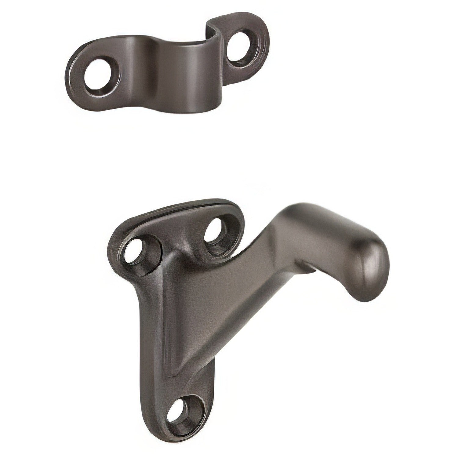 Ives 059B Solid Brass Handrail Bracket with Base Size 2-1/4" x 1-3/8" and Base to Center of Rail of 2-7/16"