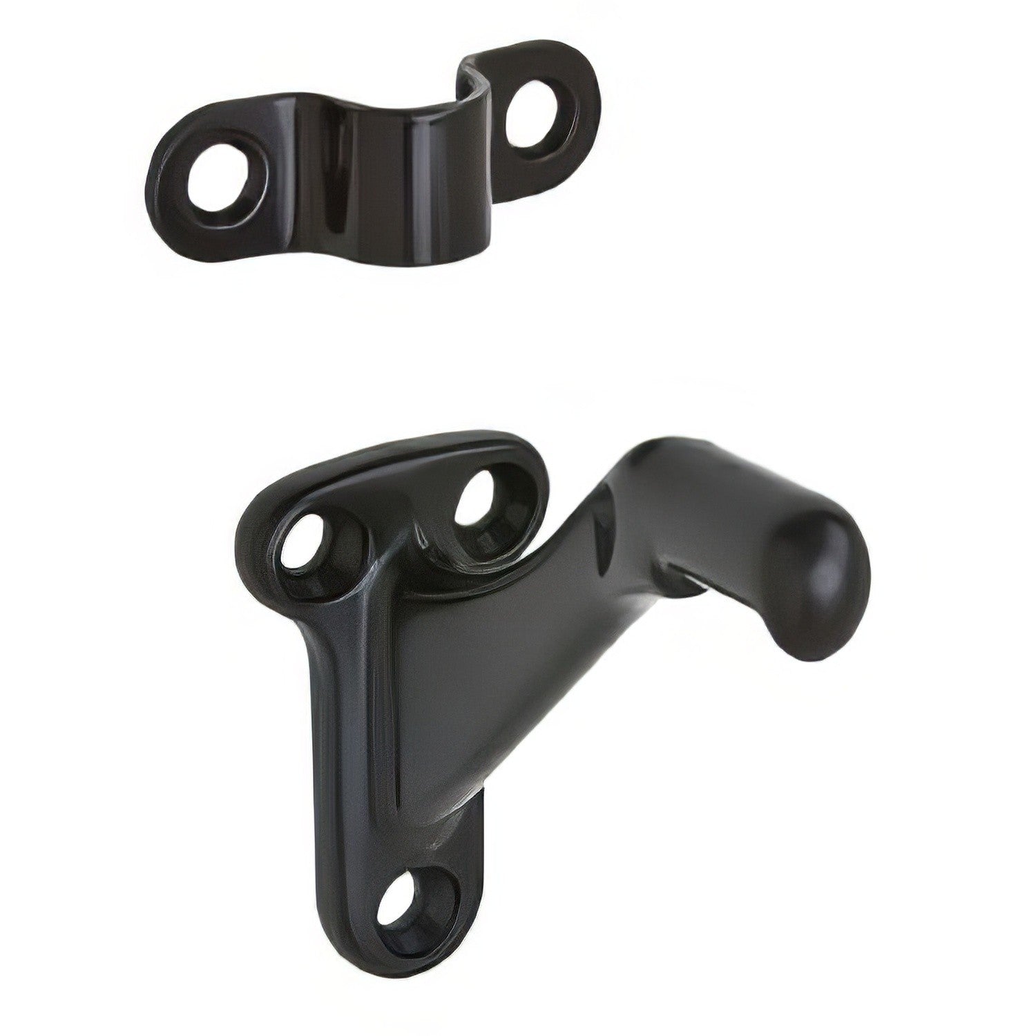 Ives 059B Solid Brass Handrail Bracket with Base Size 2-1/4" x 1-3/8" and Base to Center of Rail of 2-7/16"