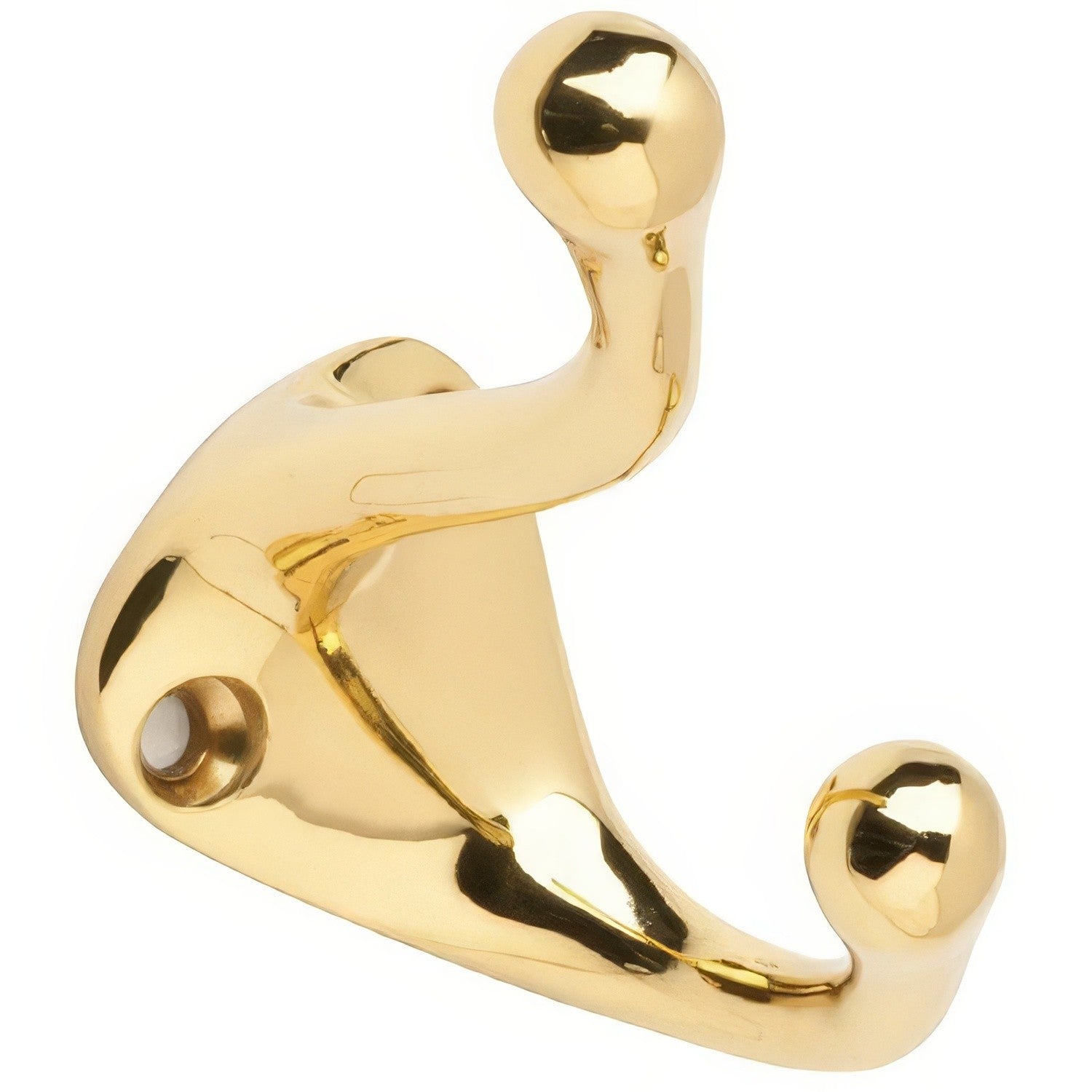 Ives 572B Step Up Traditional Cast Brass Coat and Hat Hook with 3" Projection