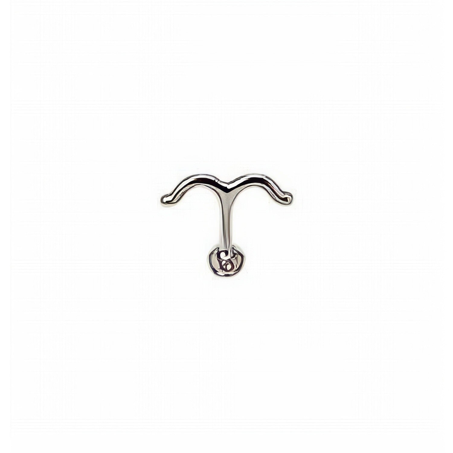 Ives 580A Cast Aluminum Ceiling Hook with 2-1/4" Projection