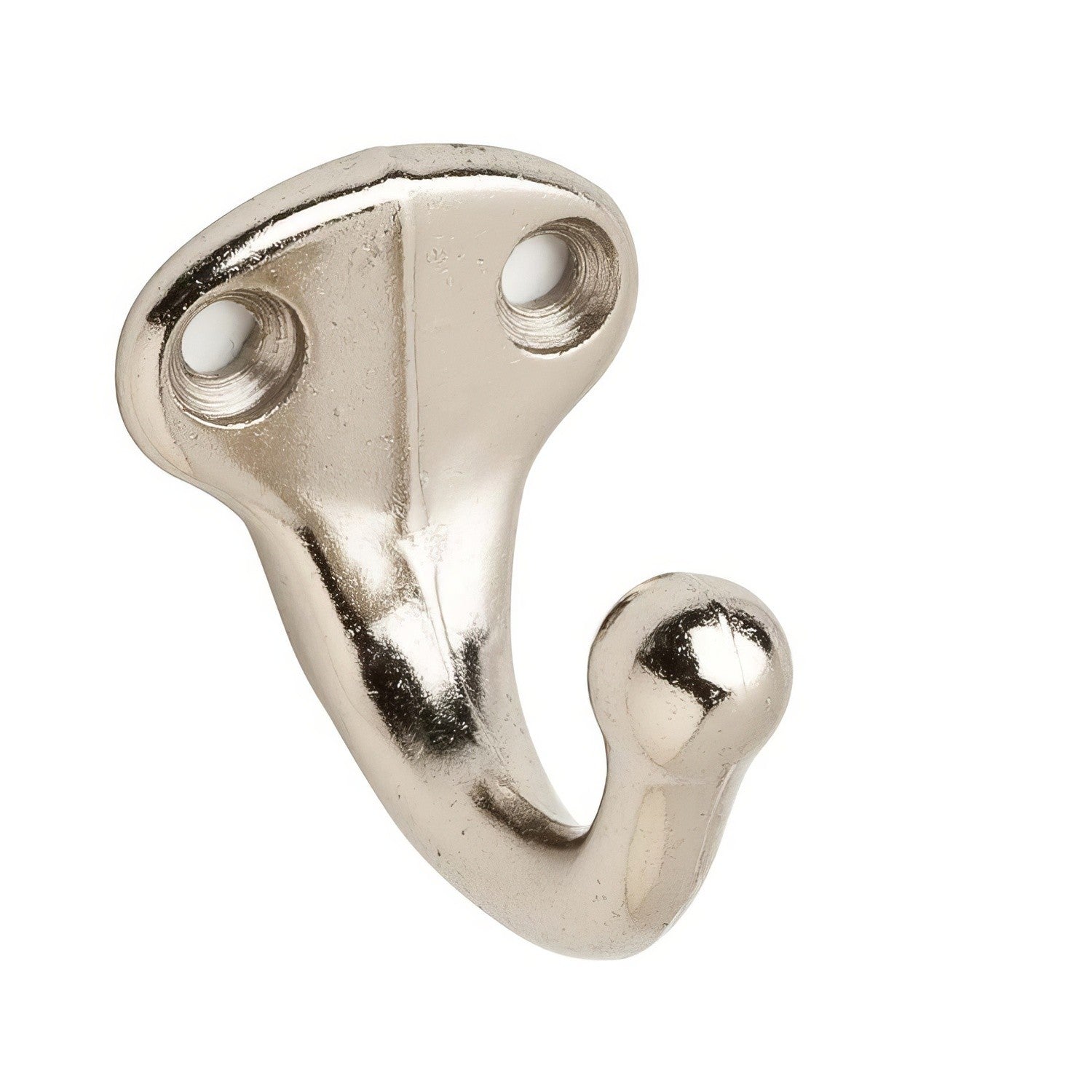 Ives 581A Low Profile Single Cast Aluminum Wardrobe Hook with 1-5/8" Projection
