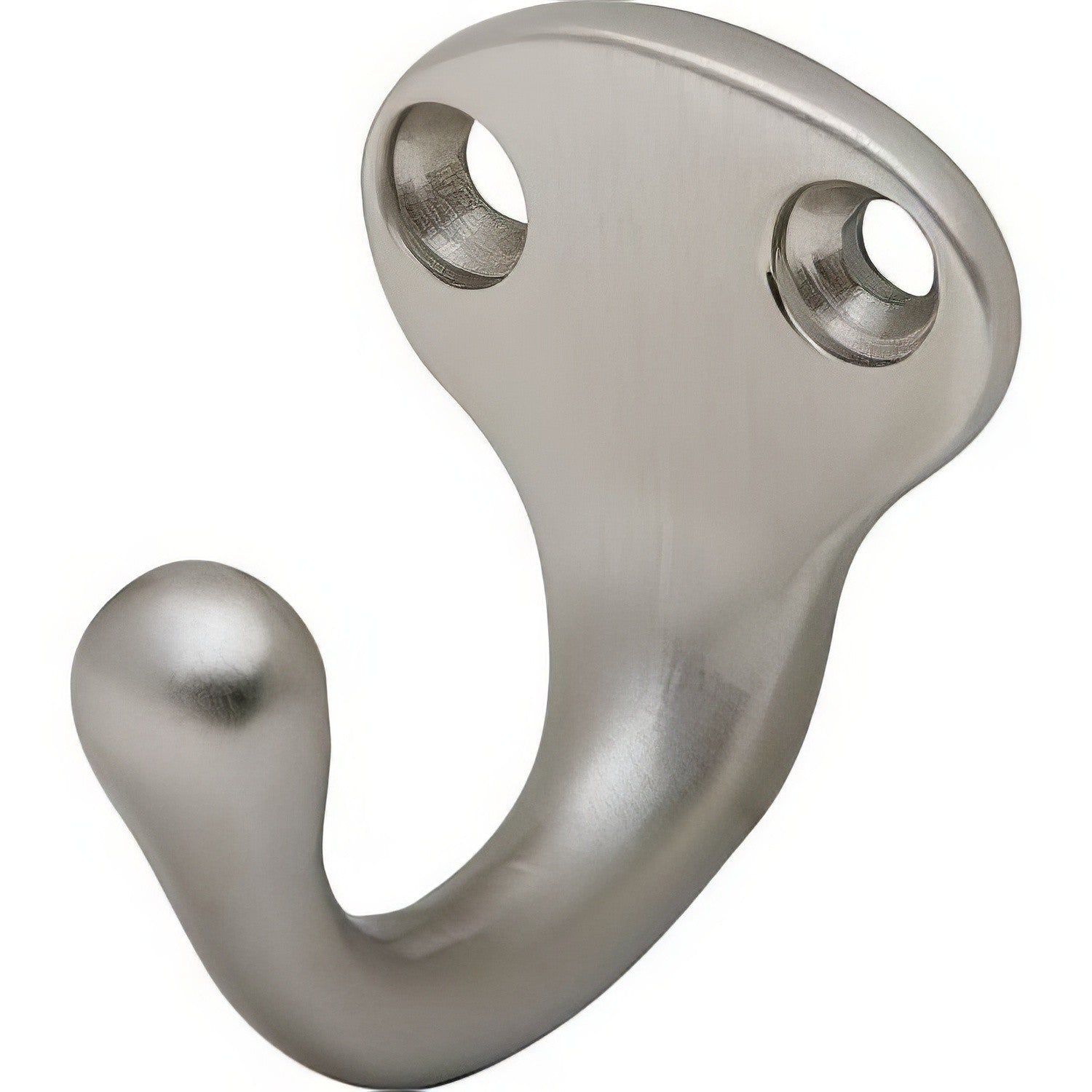 Ives 581A Low Profile Single Cast Aluminum Wardrobe Hook with 1-5/8" Projection