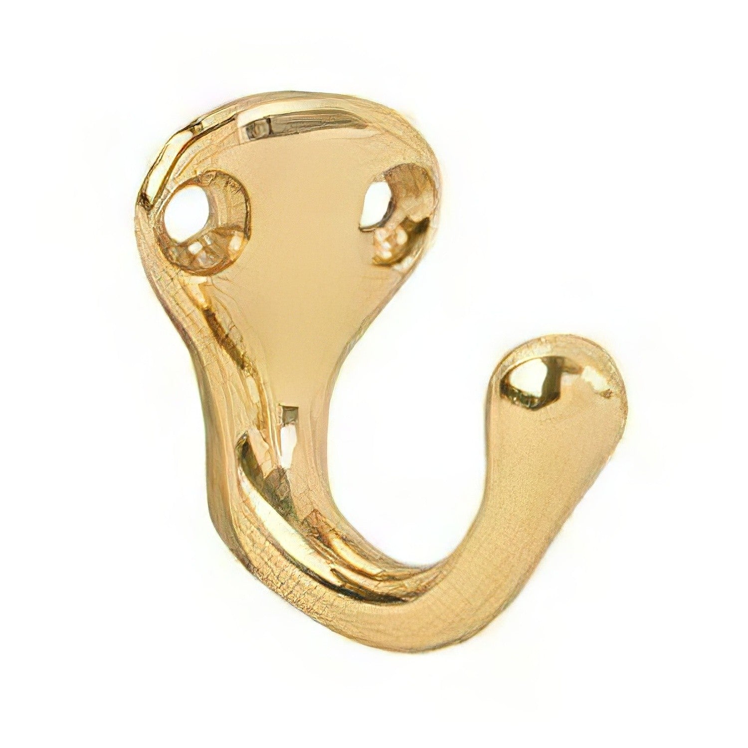 Ives 581A Low Profile Single Cast Aluminum Wardrobe Hook with 1-5/8" Projection