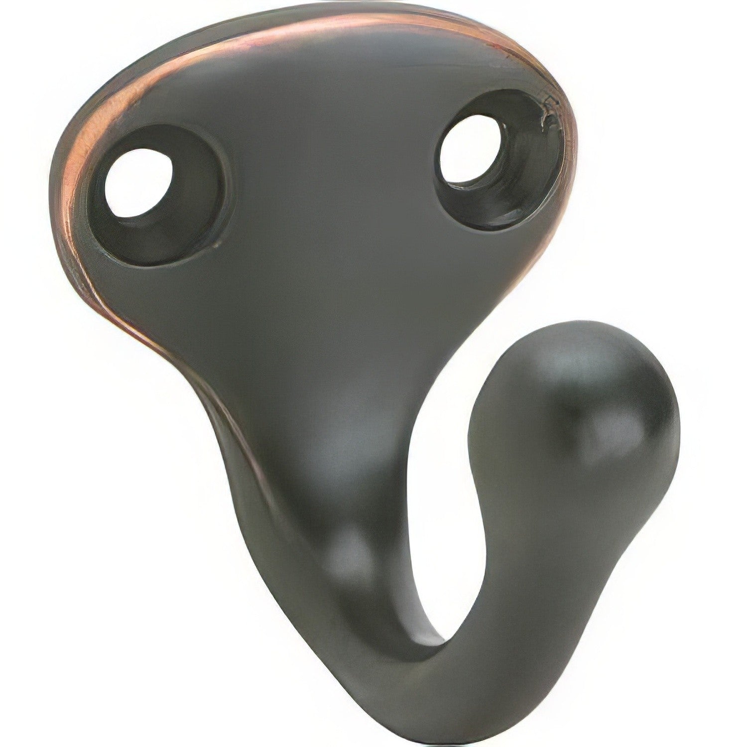 Ives 581A Low Profile Single Cast Aluminum Wardrobe Hook with 1-5/8" Projection