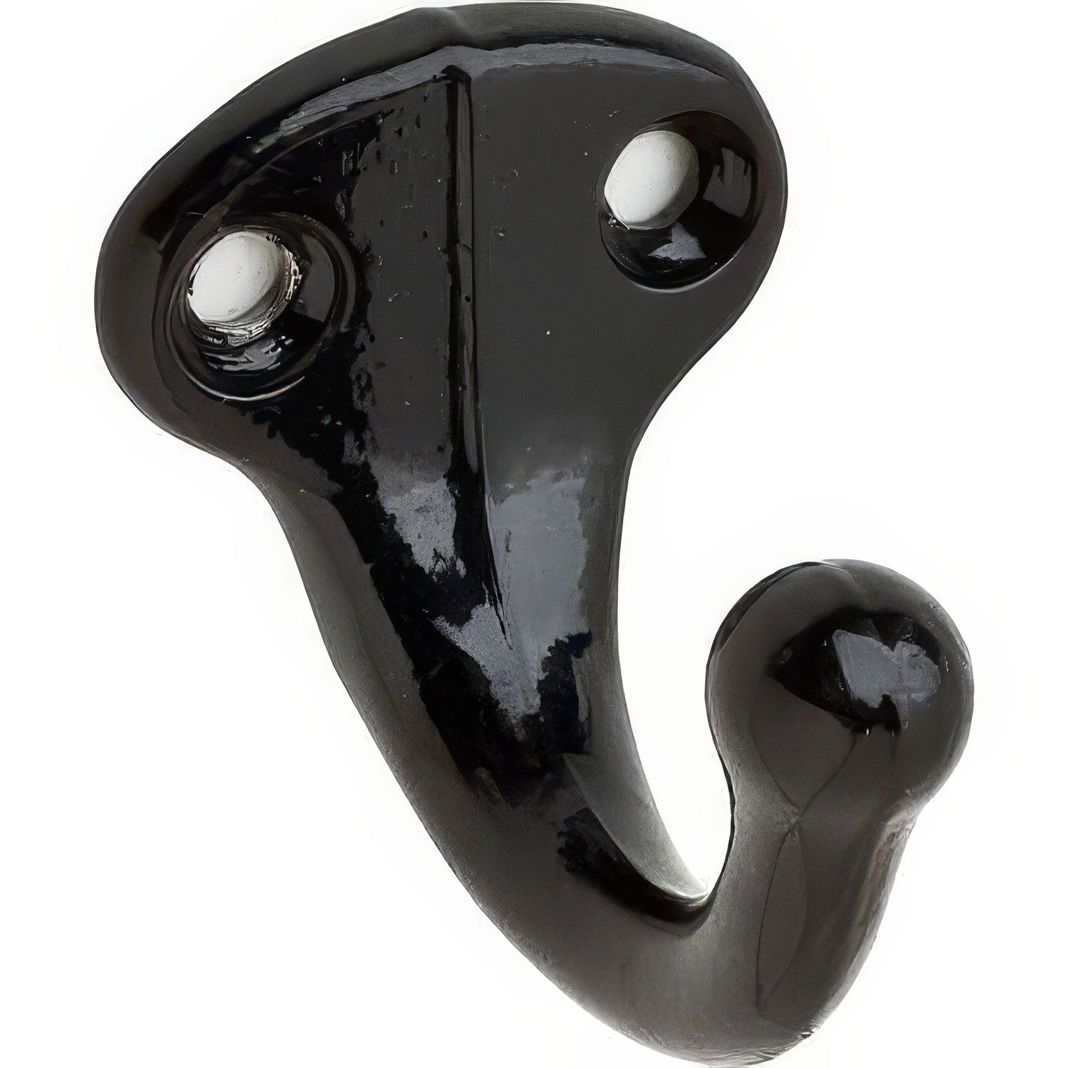 Ives 581A Low Profile Single Cast Aluminum Wardrobe Hook with 1-5/8" Projection