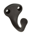 Ives 581B Low Profile Single Cast Brass Wardrobe Hook with 1-11/16" Projection