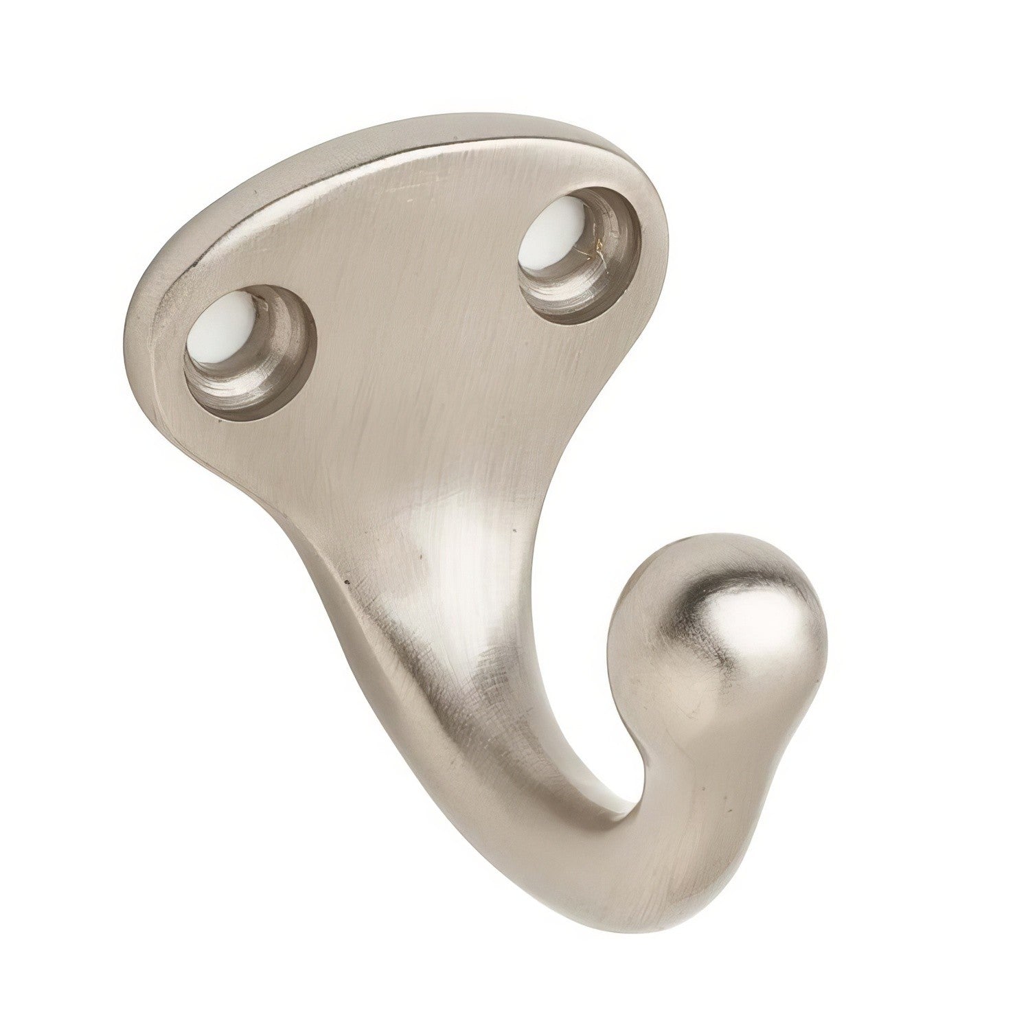Ives 581B Low Profile Single Cast Brass Wardrobe Hook with 1-11/16" Projection