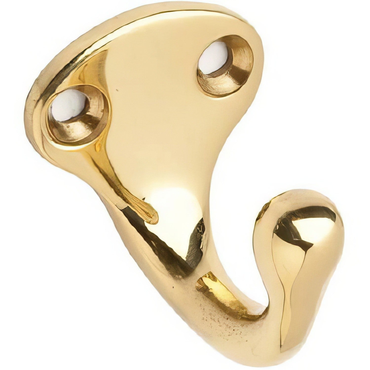 Ives 581B Low Profile Single Cast Brass Wardrobe Hook with 1-11/16" Projection