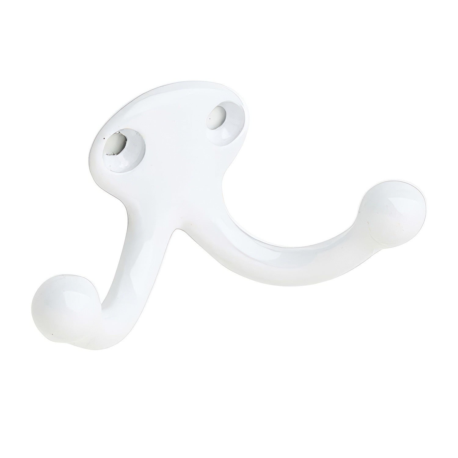 Ives 582A Low Profile Double Cast Aluminum Wardrobe Hook with 1-3/32" Projection