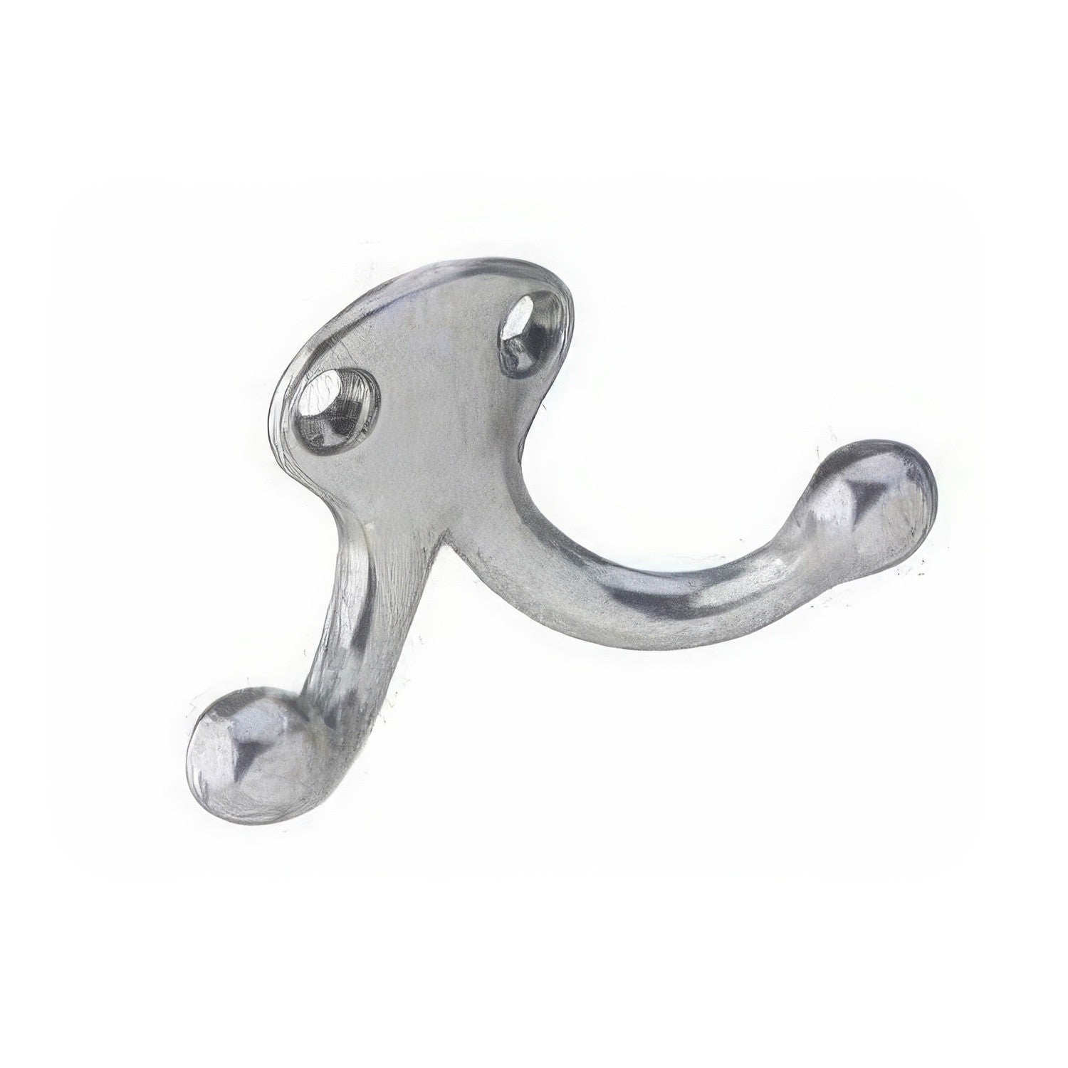 Ives 582B Low Profile Double Cast Brass Wardrobe Hook with 1" Projection