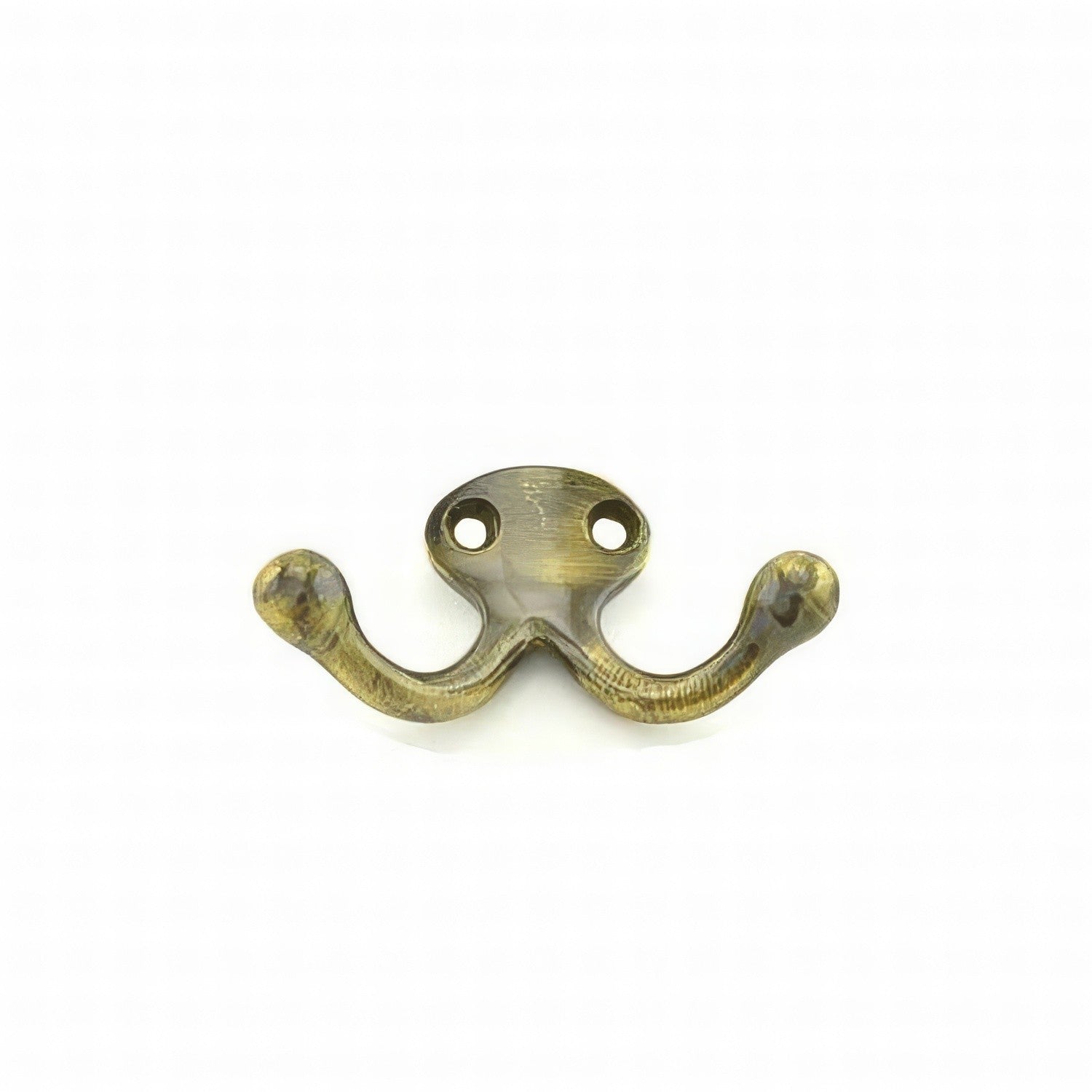 Ives 582B Low Profile Double Cast Brass Wardrobe Hook with 1" Projection