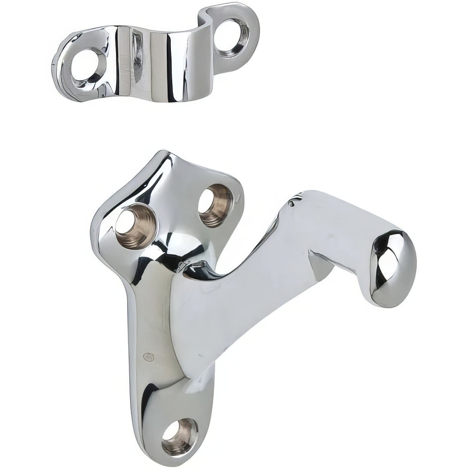 Ives 59MB Cast Brass Handrail Bracket 2-3/4" Base to Center of Rail