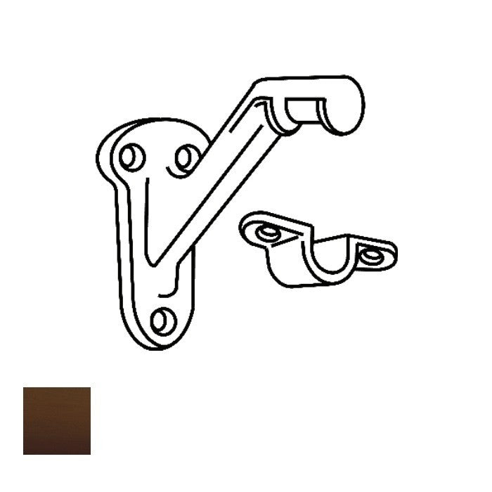Cal-Royal HDHB40 Heavy Duty Cast Aluminum Hand Rail Bracket