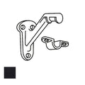 Cal-Royal HDHB40 Heavy Duty Cast Aluminum Hand Rail Bracket