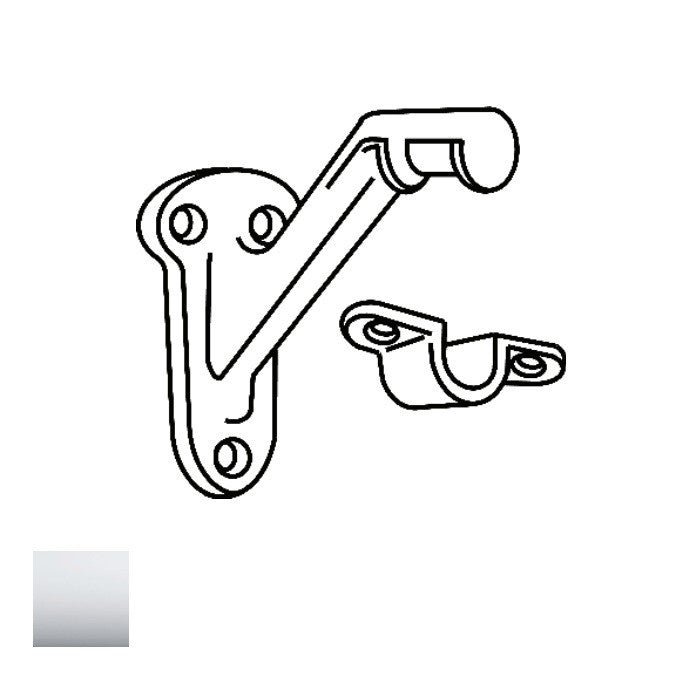 Cal-Royal HDHB40 Heavy Duty Cast Aluminum Hand Rail Bracket