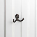 Elements 1-7/8" Double Zinc Wall Mount Coat Hook