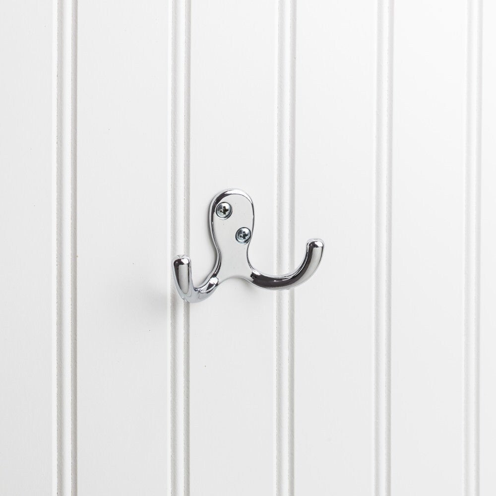 Elements 1-7/8" Double Zinc Wall Mount Coat Hook