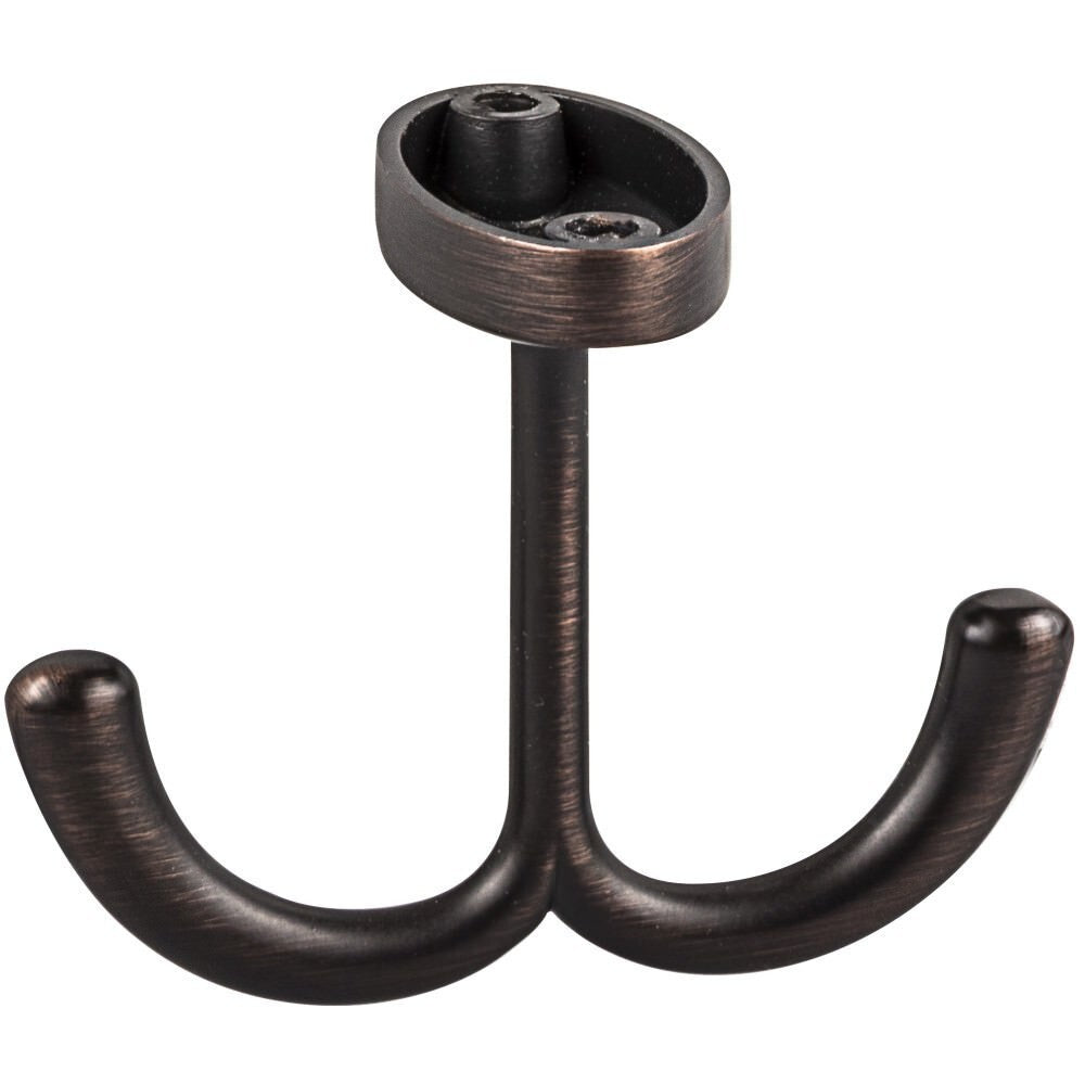 Elements 1-9/16" Double Zinc Ceiling Mount Coat Hook