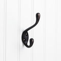 Elements 4-1/2" Double Zinc Wall Mount Coat Hook