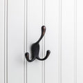 Elements 4" Triple Zinc Concealed Mount Coat Hook