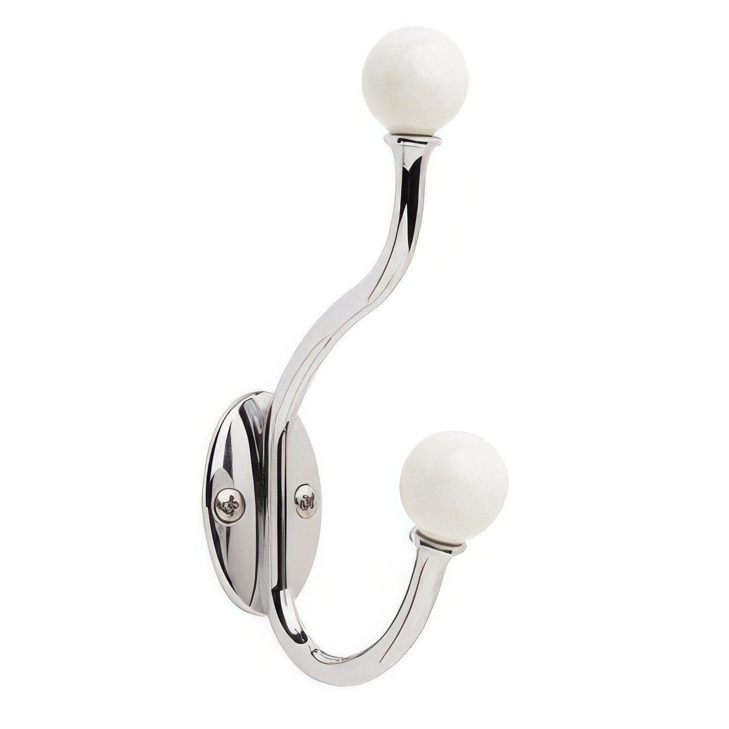 Amerock H55469W26 Single Hook 6" Hat and Coat Hook